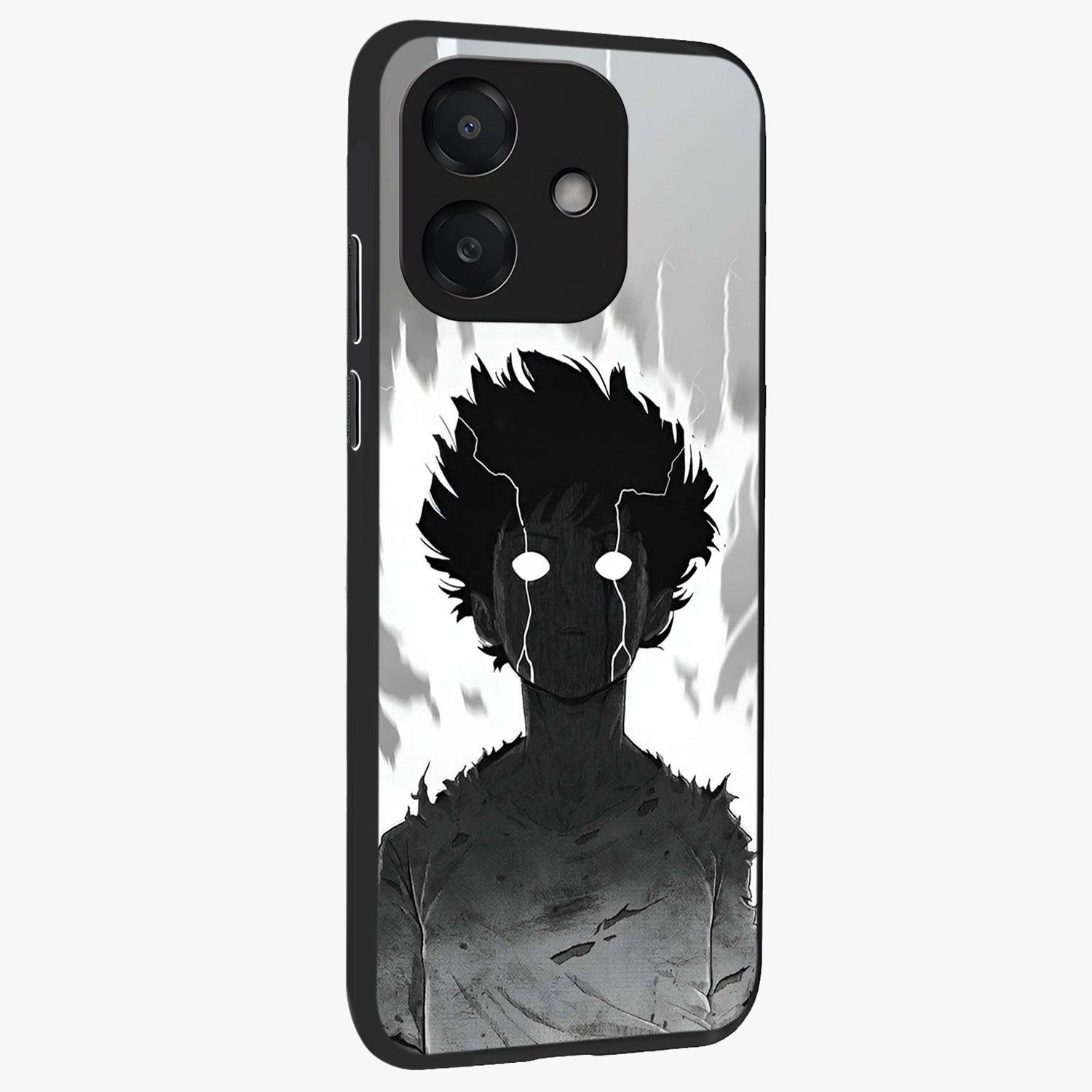 Awakened Inner Rage Glass Case upright view showcasing dramatic artwork with strong expressive aesthetic.