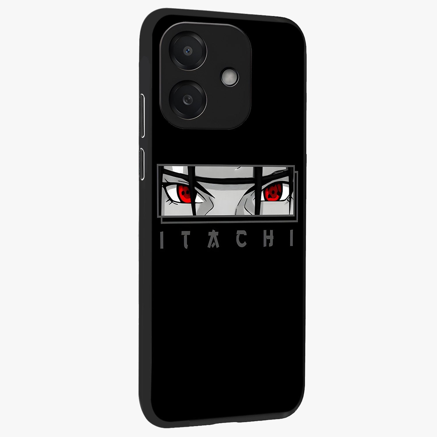 Scarlet Gaze Dominance Glass Case upright view showcasing powerful dramatic artwork with dominant artistic theme.