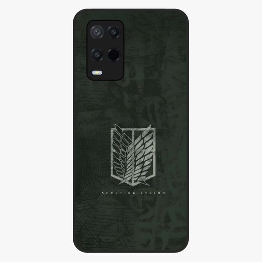 Wings Of Freedom Glass Case showing flat back view with symbolic wings artwork and glossy glass finish.