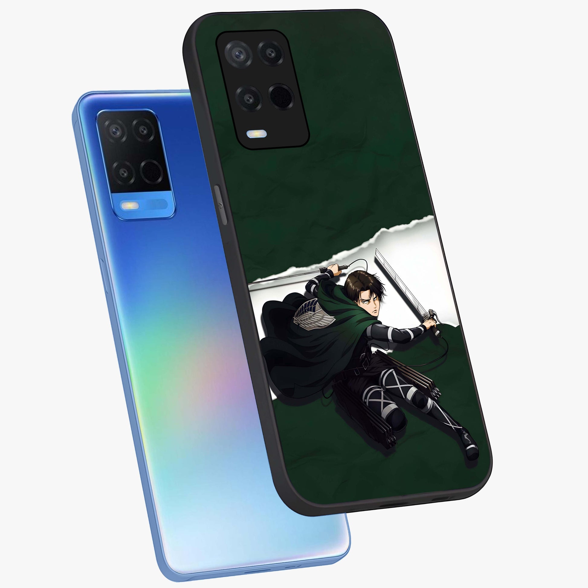 Emerald War Vanguard Glass Case displayed in angled mockup highlighting intense battle inspired design with emerald tone aesthetic.