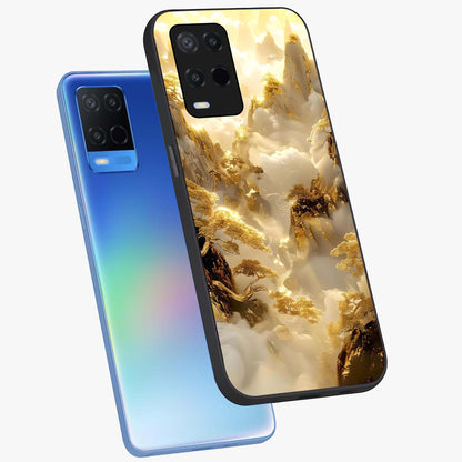 Gates Of Illumination Glass Case displayed in angled mockup highlighting radiant portal inspired design with fantasy aesthetic.