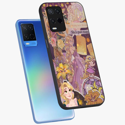 Magical Tangled Dream Glass Case displayed in angled mockup highlighting whimsical fantasy design with magical aesthetic.