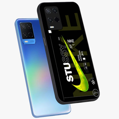Neon Street Edition Glass Case displayed in angled mockup highlighting vibrant urban design with bold street aesthetic.