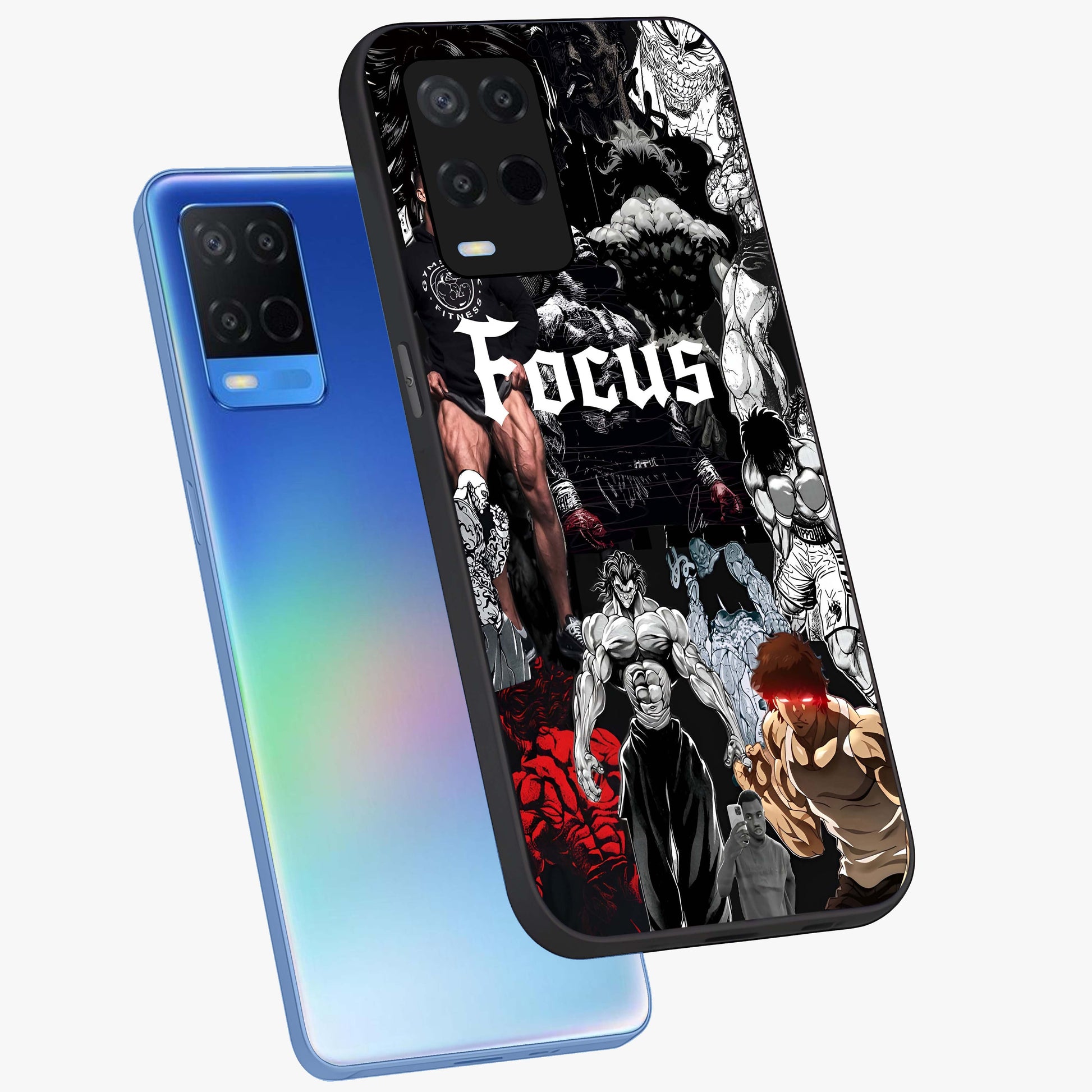 Relentless Power Focus Glass Case displayed in angled mockup highlighting bold statement design with modern aesthetic style.