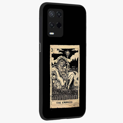 The Empress Glass Case upright view showcasing powerful empress themed artwork with luxurious artistic theme.