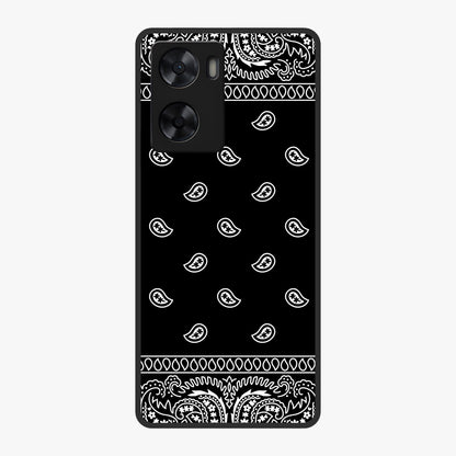 Retro Rebel Threads Glass Case showing flat back view with vintage street style artwork and glossy glass finish.