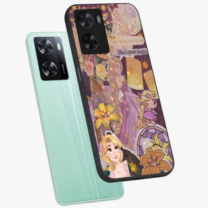 Magical Tangled Dream Glass Case displayed in angled mockup highlighting whimsical fantasy design with magical aesthetic.