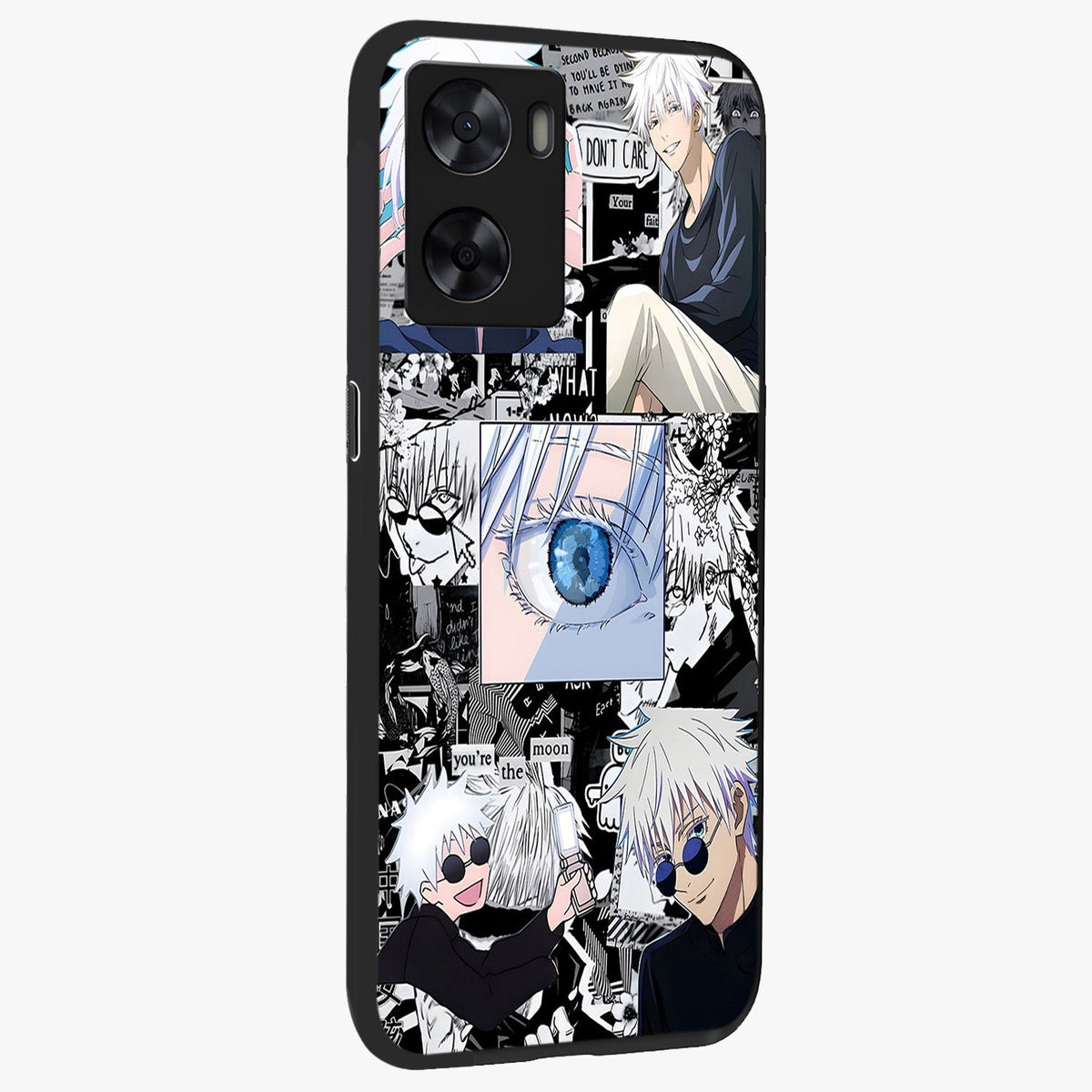 Infinity Sorcerer Chaos Glass Case upright view showcasing dramatic sorcerer artwork with chaotic mystical theme.
