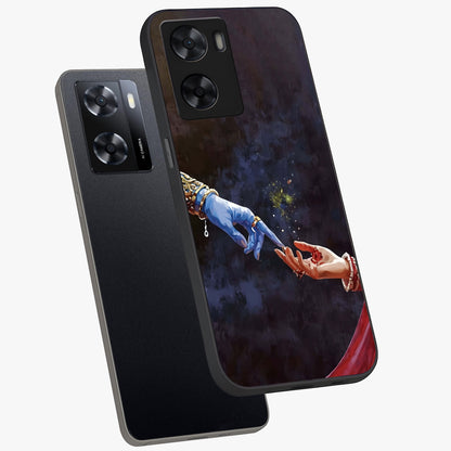Divine Touch Eternal Glass Case displayed in angled mockup highlighting elegant divine inspired design with calm aesthetic style.