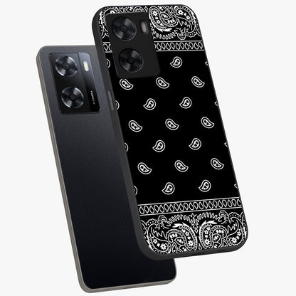 Retro Rebel Threads Glass Case displayed in angled mockup highlighting retro inspired graphic design with rebellious aesthetic.