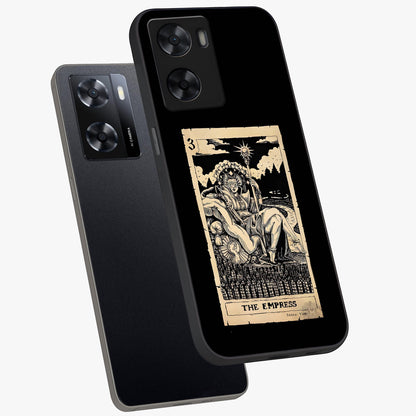 The Empress Glass Case displayed in angled mockup highlighting elegant royal design with majestic aesthetic style.