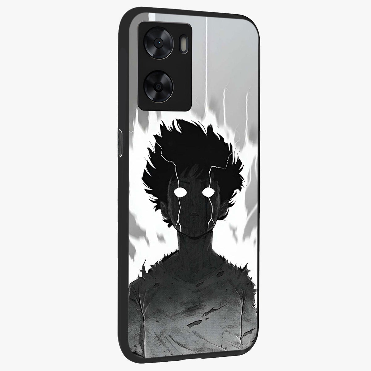 Awakened Inner Rage Glass Case upright view showcasing dramatic artwork with strong expressive aesthetic.