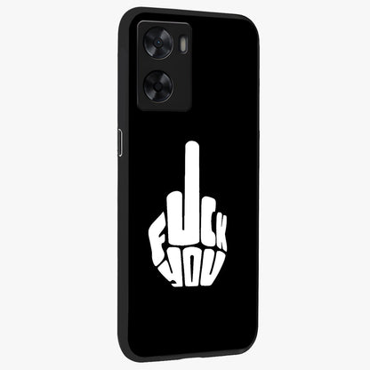 Rebel Mode On Glass Case upright view showcasing striking statement artwork with bold rebellious theme.