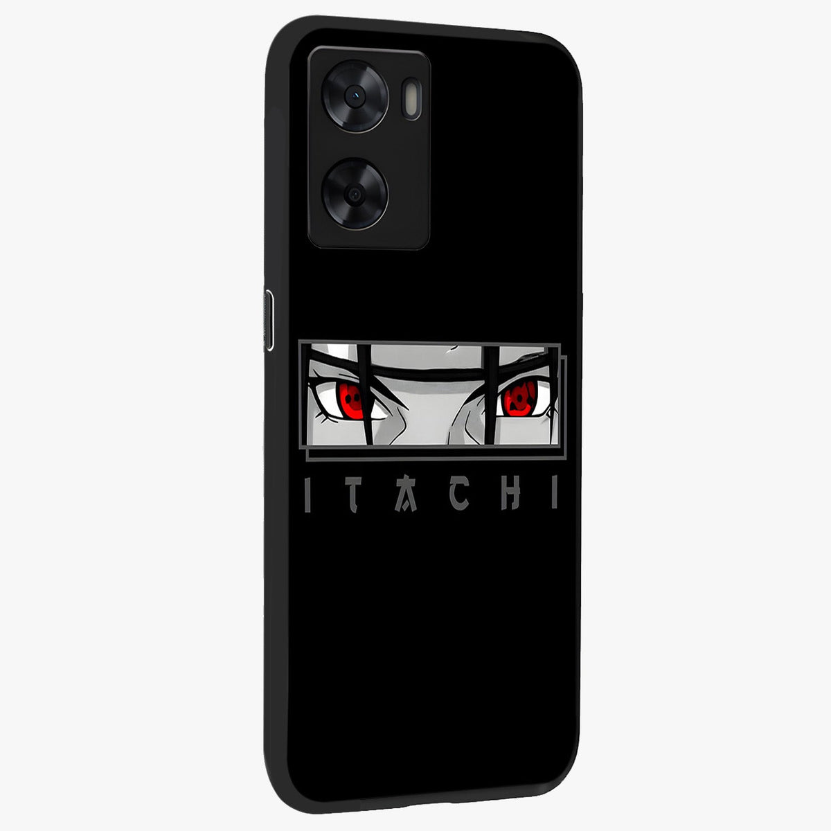 Scarlet Gaze Dominance Glass Case upright view showcasing powerful dramatic artwork with dominant artistic theme.