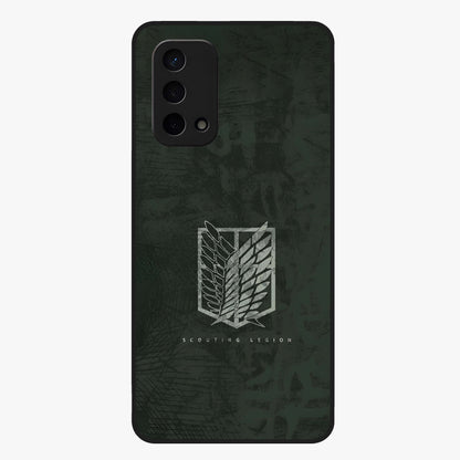 Wings Of Freedom Glass Case showing flat back view with symbolic wings artwork and glossy glass finish.