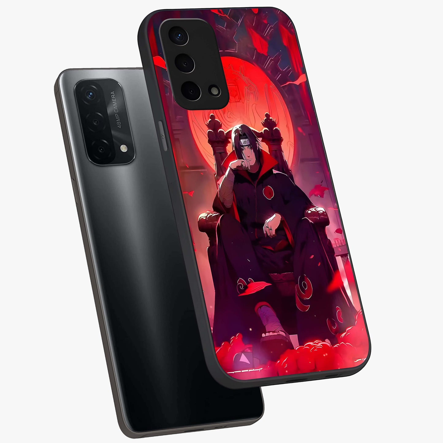 Blood Moon Sovereign Glass Case displayed in angled mockup highlighting dark celestial moon design and dramatic theme.