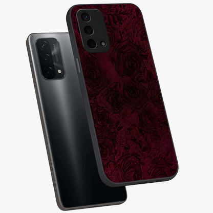 Crimson Fade Flow Glass Case displayed in angled mockup highlighting smooth gradient design with modern aesthetic style.