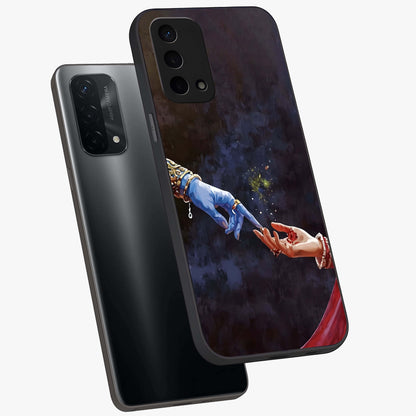Divine Touch Eternal Glass Case displayed in angled mockup highlighting elegant divine inspired design with calm aesthetic style.