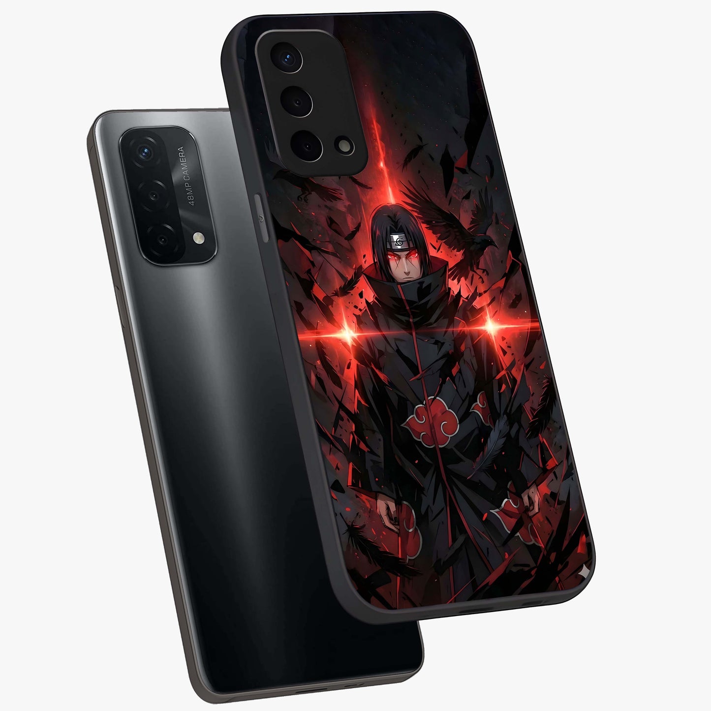 Focused Blade Discipline Glass Case displayed in angled mockup highlighting clean minimal text artwork with modern aesthetic style.