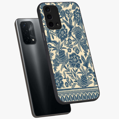 Heirloom Wild Bloom Glass Case displayed in angled mockup highlighting botanical bloom design with classic aesthetic style.