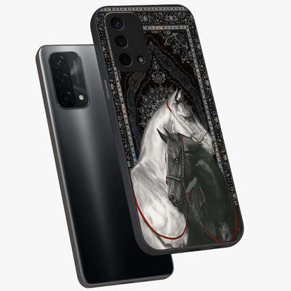Majestic Ride Legacy Glass Case displayed in angled mockup highlighting sleek vehicle design with bold racing aesthetic.