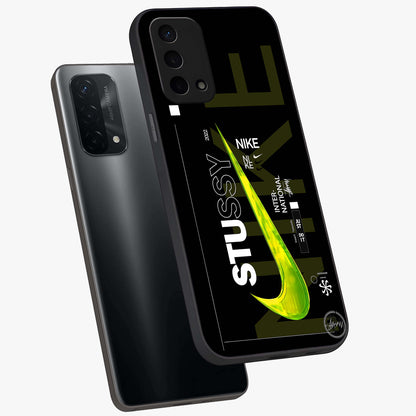Neon Street Edition Glass Case displayed in angled mockup highlighting vibrant urban design with bold street aesthetic.