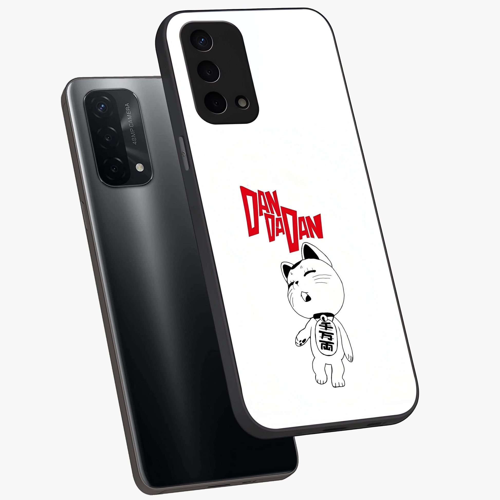 Playful Spirit Charm Glass Case displayed in angled mockup highlighting lively decorative design with playful aesthetic style.