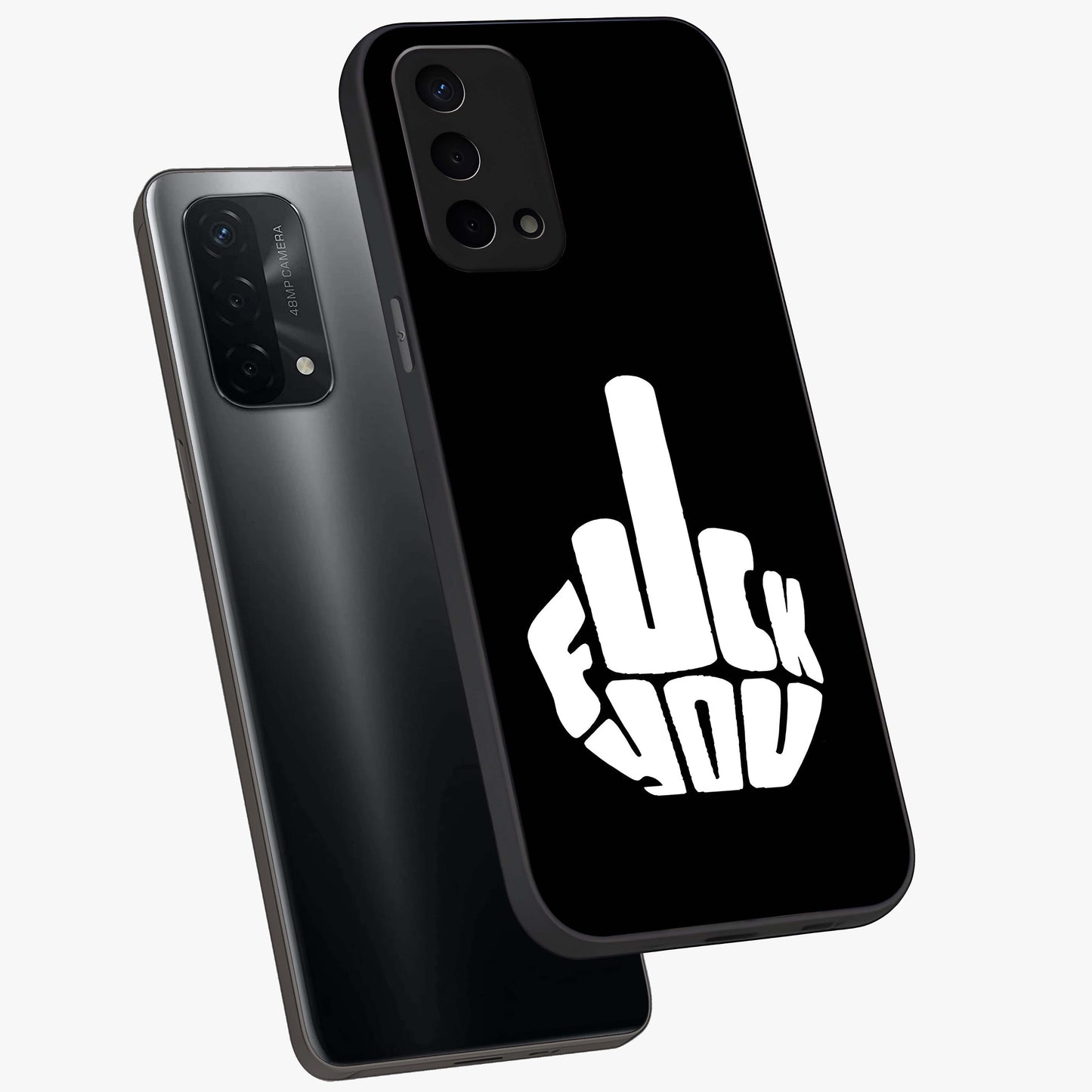 Rebel Mode On Glass Case displayed in angled mockup highlighting edgy text design with modern street aesthetic.