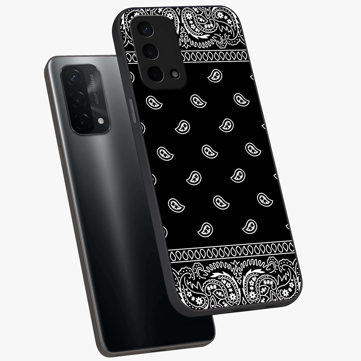 Retro Rebel Threads Glass Case displayed in angled mockup highlighting retro inspired graphic design with rebellious aesthetic.