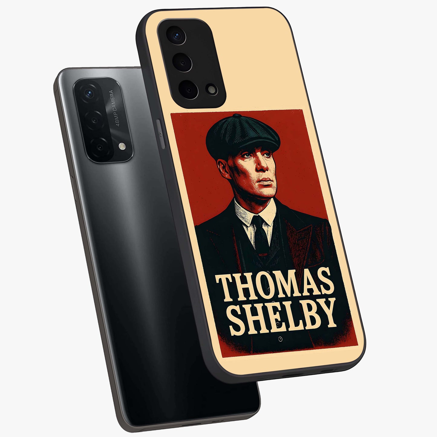 Vintage Mafia Authority Glass Case displayed in angled mockup highlighting powerful retro design with classic gangster aesthetic.