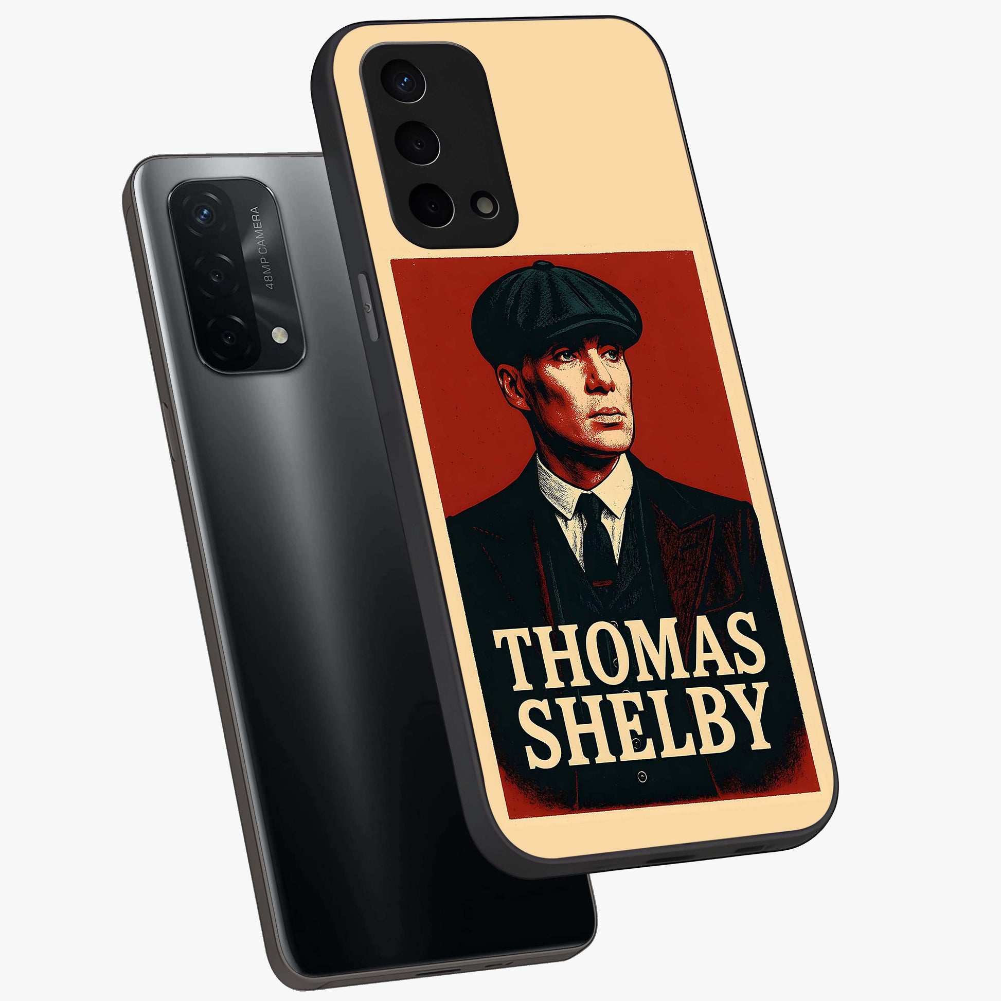 Vintage Mafia Authority Glass Case displayed in angled mockup highlighting powerful retro design with classic gangster aesthetic.