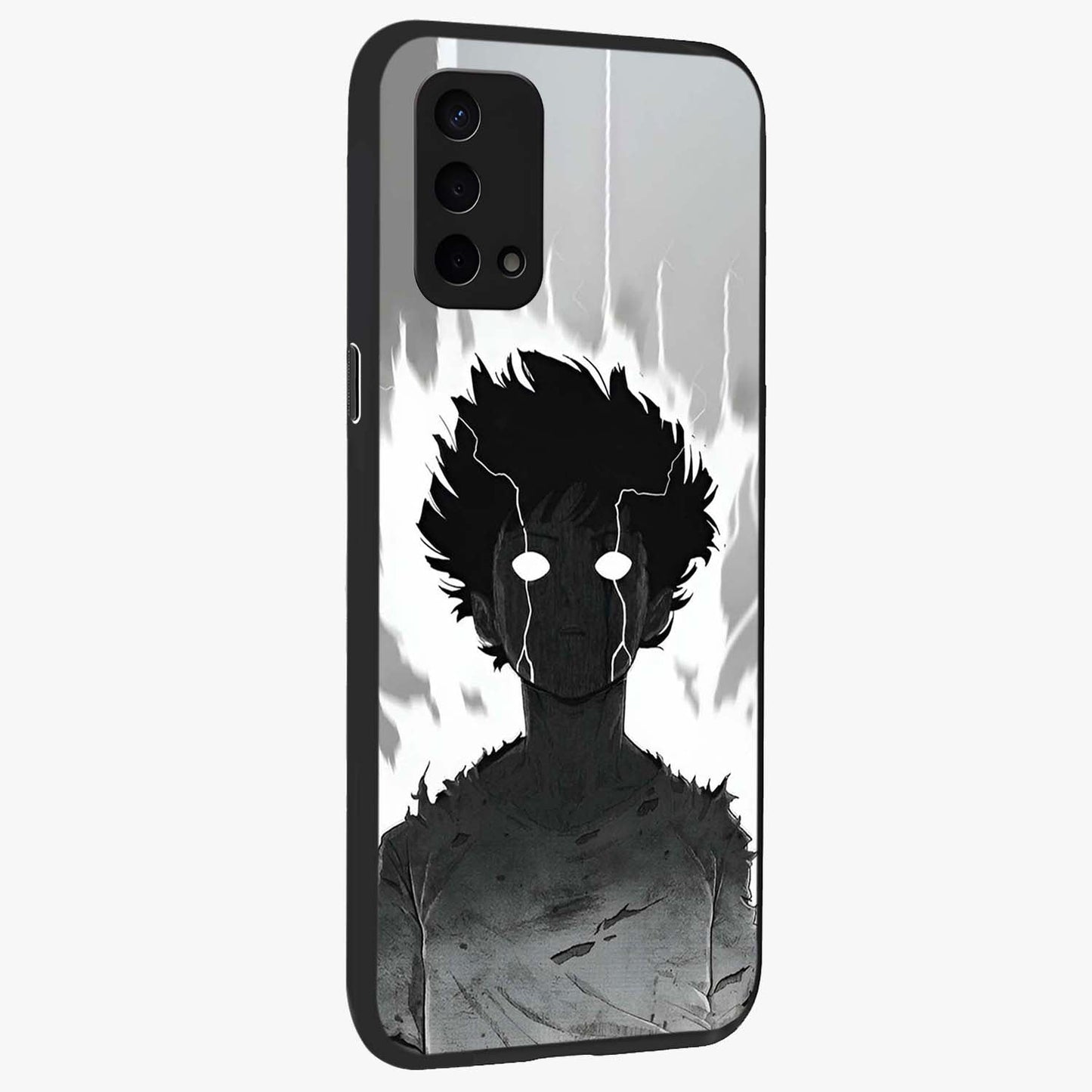 Awakened Inner Rage Glass Case upright view showcasing dramatic artwork with strong expressive aesthetic.