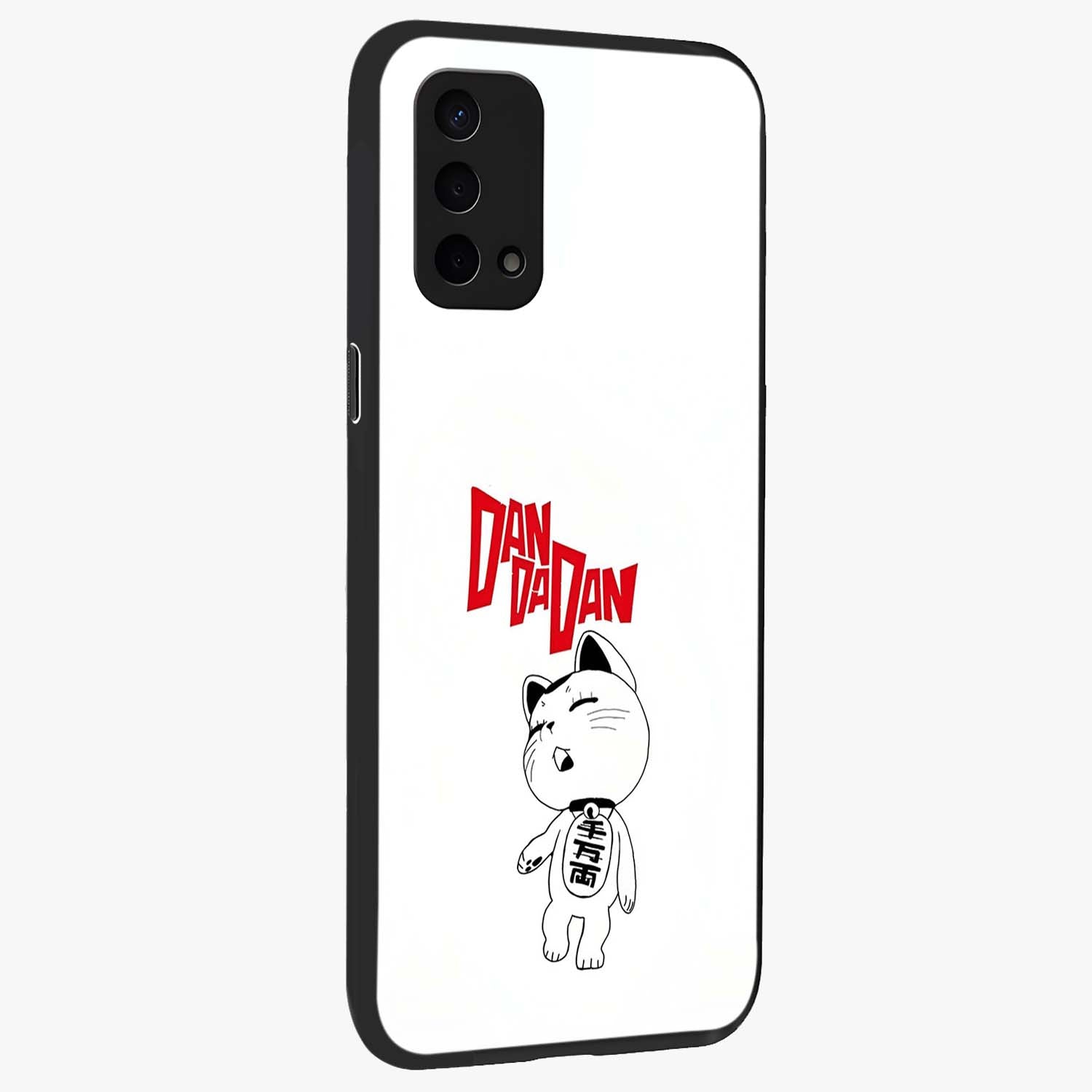 Playful Spirit Charm Glass Case upright view showcasing vibrant charm artwork with fun artistic theme.
