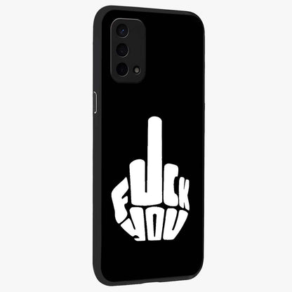 Rebel Mode On Glass Case upright view showcasing striking statement artwork with bold rebellious theme.
