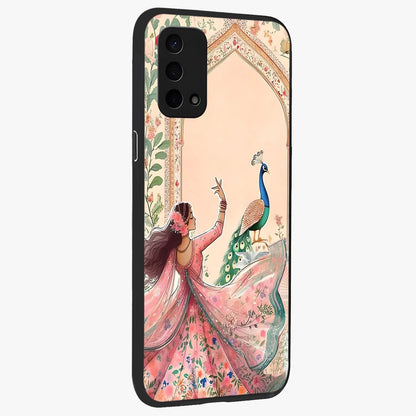 Royal Grace Muse Glass Case upright view showcasing stylish artistic artwork with sophisticated royal theme.