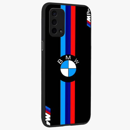 Turbo BMW Beast Glass Case upright view showcasing powerful car artwork with modern motorsport theme.