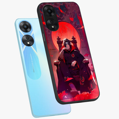 Blood Moon Sovereign Glass Case displayed in angled mockup highlighting dark celestial moon design and dramatic theme.
