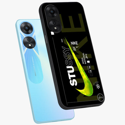 Neon Street Edition Glass Case displayed in angled mockup highlighting vibrant urban design with bold street aesthetic.
