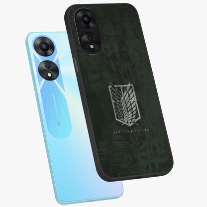 Wings Of Freedom Glass Case displayed in angled mockup highlighting graceful wing design with inspirational aesthetic.