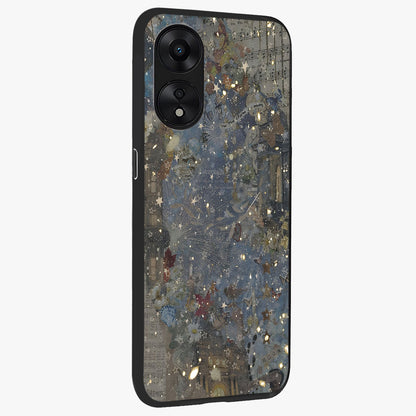 Aesthetic Astrolophia Glass Case upright view showcasing soft aesthetic theme with stylish modern look.