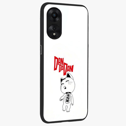 Playful Spirit Charm Glass Case upright view showcasing vibrant charm artwork with fun artistic theme.