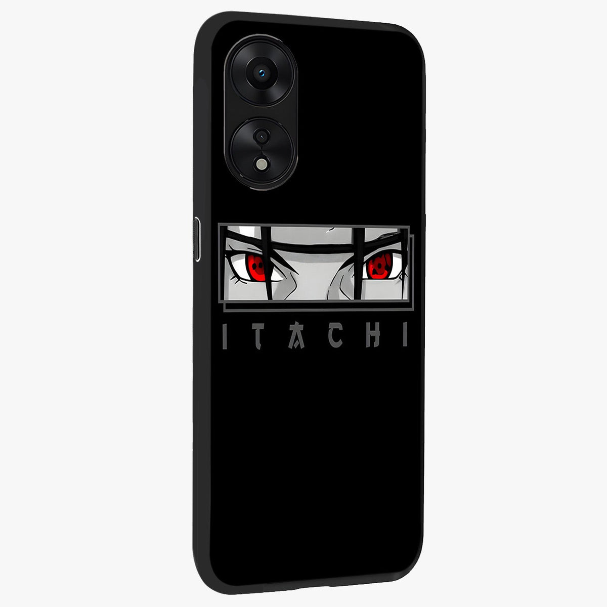 Scarlet Gaze Dominance Glass Case upright view showcasing powerful dramatic artwork with dominant artistic theme.