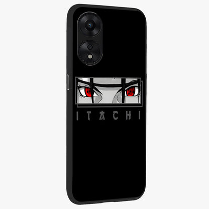 Scarlet Gaze Dominance Glass Case upright view showcasing powerful dramatic artwork with dominant artistic theme.