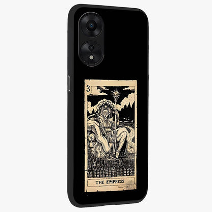 The Empress Glass Case upright view showcasing powerful empress themed artwork with luxurious artistic theme.