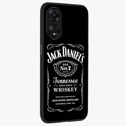 Vintage Whiskey Heritage Glass Case upright view showcasing stylish vintage whiskey artwork with timeless bar culture theme.