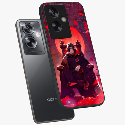Blood Moon Sovereign Glass Case displayed in angled mockup highlighting dark celestial moon design and dramatic theme.