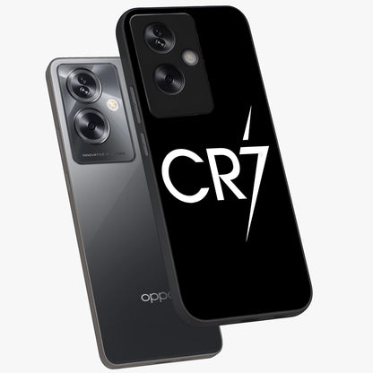 Cr7 Elite Strike Glass Case displayed in angled mockup highlighting powerful sports graphic with bold athletic theme.