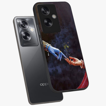 Divine Touch Eternal Glass Case displayed in angled mockup highlighting elegant divine inspired design with calm aesthetic style.