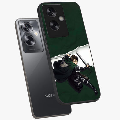 Emerald War Vanguard Glass Case displayed in angled mockup highlighting intense battle inspired design with emerald tone aesthetic.