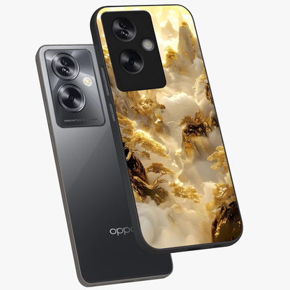 Gates Of Illumination Glass Case displayed in angled mockup highlighting radiant portal inspired design with fantasy aesthetic.